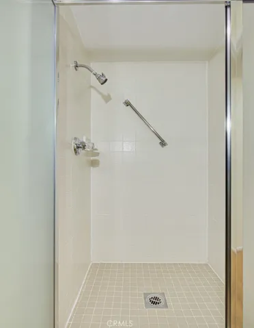 Shower in primary bathroom.