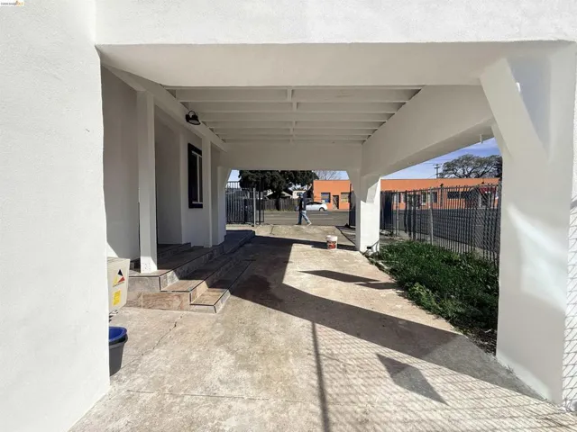 View of patio
