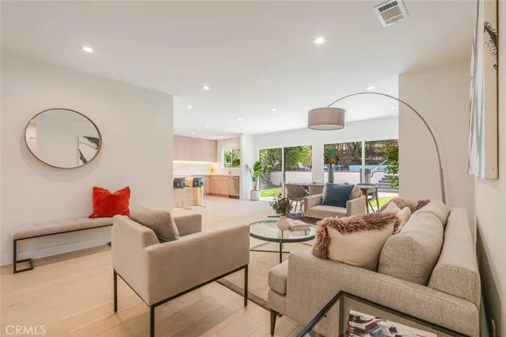Spacious living room with clean lines and contemporary styling.
