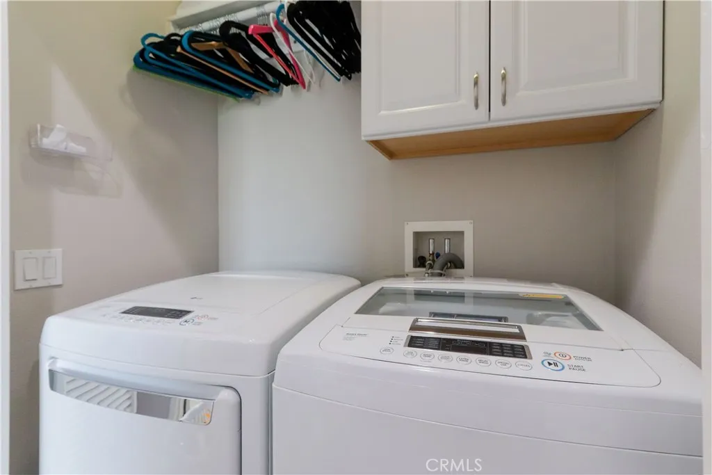 Laundry in the closet