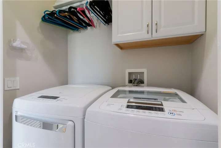 Laundry in the closet