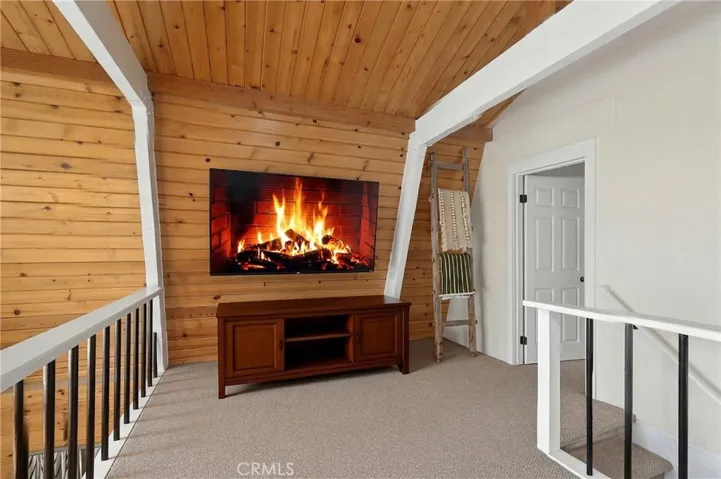 Loft virtually staged.