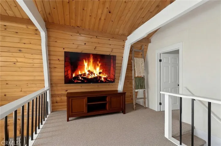 Loft virtually staged.