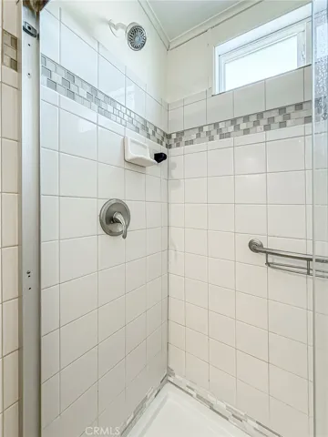 Primary bedroom walk in shower