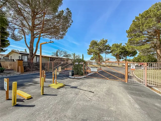 Entrance to the gated private community