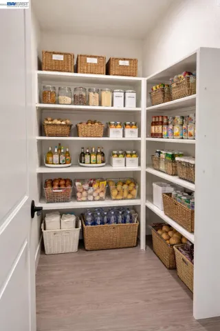 AI Virtually Staged Pantry