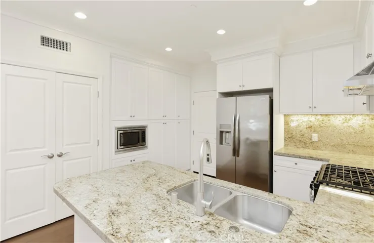Ample storage and cabinetry