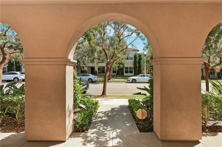 Private front porch