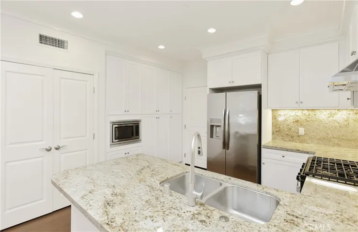Ample storage and cabinetry
