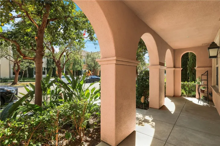Private front porch