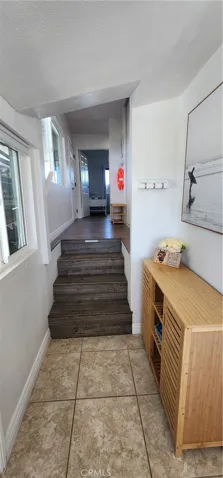 Stairs leading to the upper level