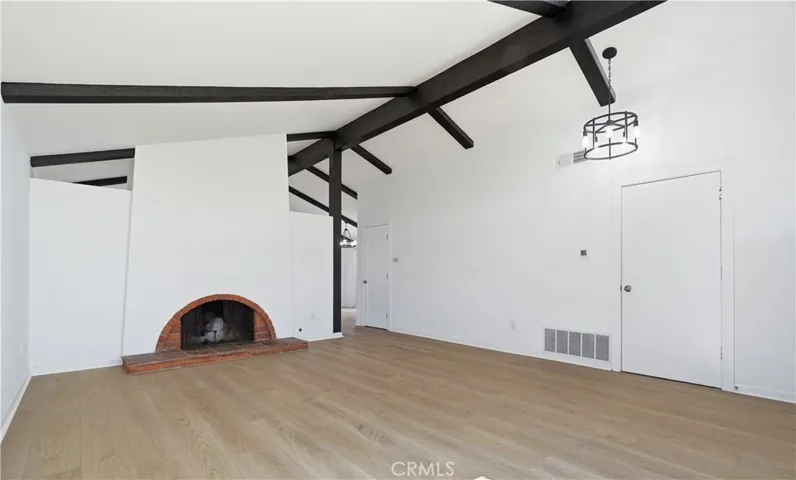 Un-enhanced fireplace photo (fire was not lit at the time of the photo.