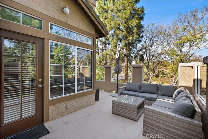 Spacious deck off living room