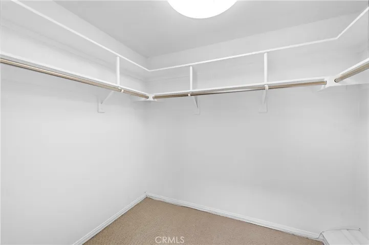 Primary closet
