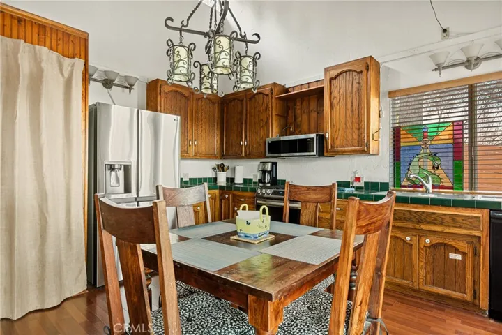 Kitchen with laundry.