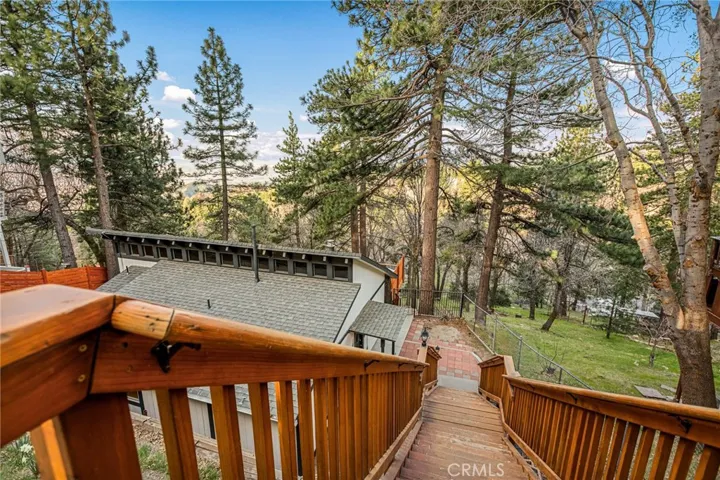 Stairs to cabin.