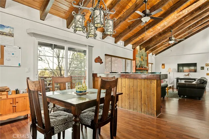 Kitchen open to living room.