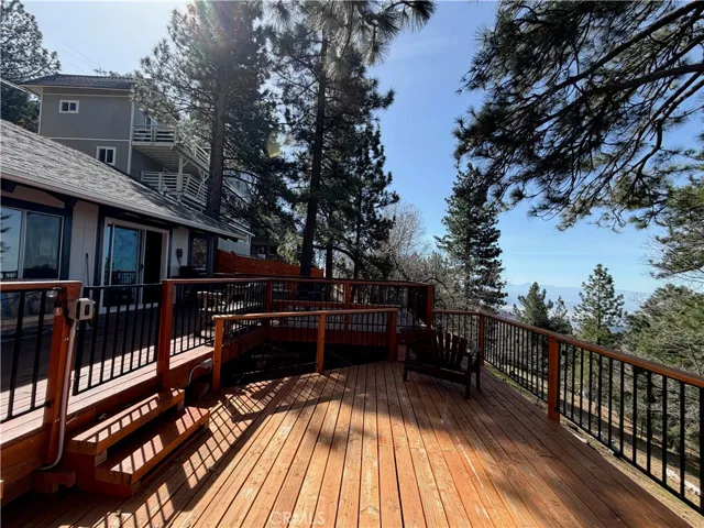 Deck with amazing views.