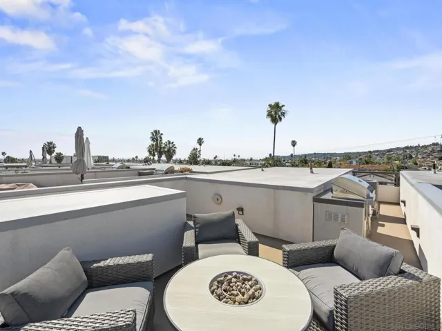 View from rooftop deck.