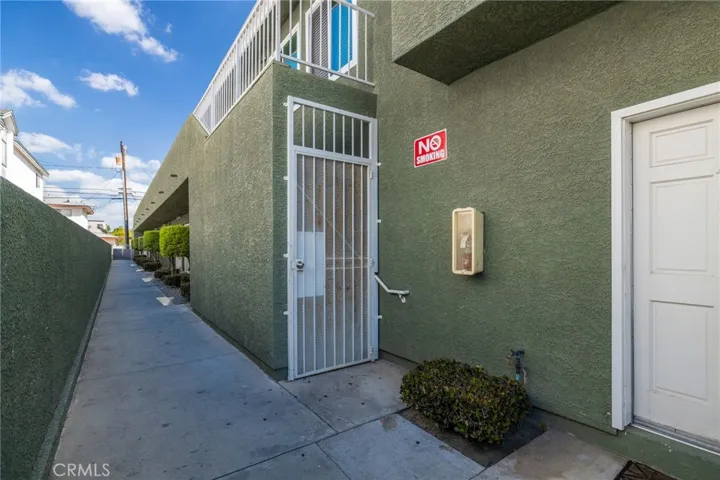 Exterior Walkway, photo taken in 2024, current condition will differ