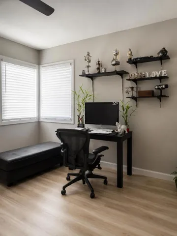 Third bedroom/bonus room ideal for office, gym, or guest space.