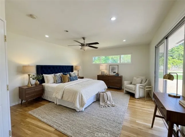 Used AI to virtually stage the master bedroom