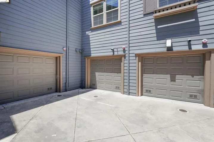 Garage with driveway