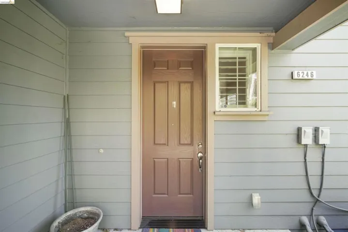 View of exterior entry