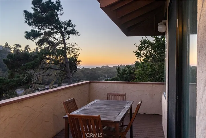 Ocean view deck off of living room