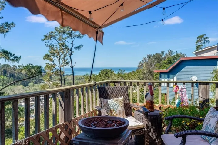 View of ocean from front deck.