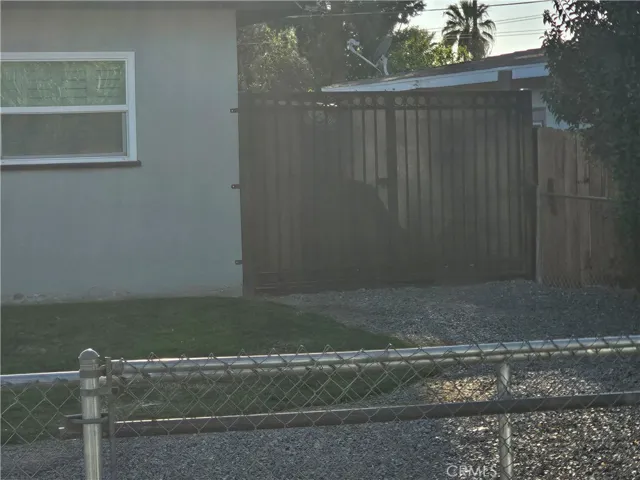 Front of house side gate