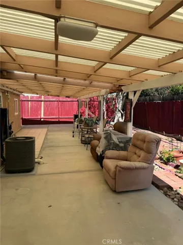 Backyard patio