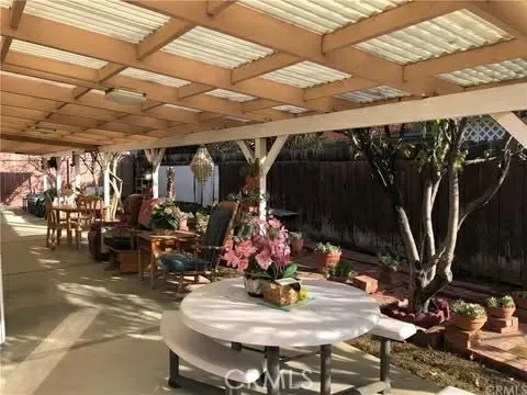 Backyard patio