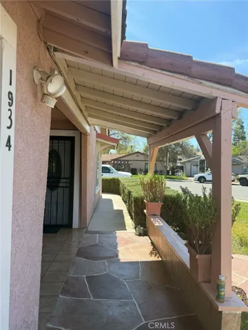 Front porch - angled view