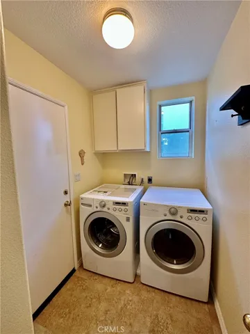 Inside laundry room downstairs