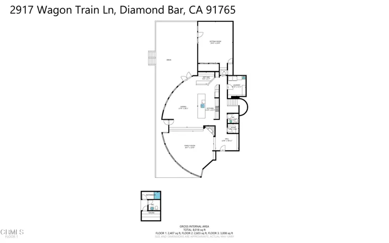 1st Floor including Sauna and detached Wellness Retreat