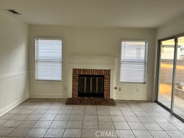 Family room with direct access to backyard.