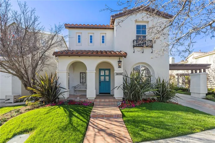 Front entry and courtyard