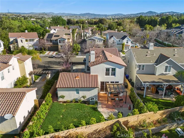 Aerial view of property