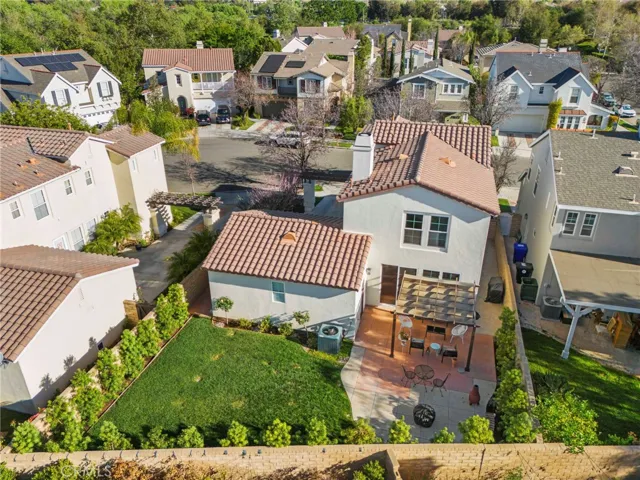 Aerial view of property