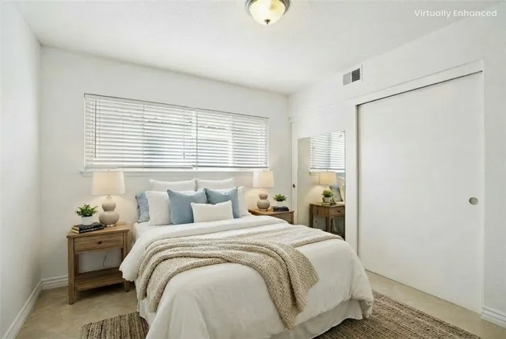 Virtually Enhanced to give an idea of what the rooms would look like with neutral colors and design.