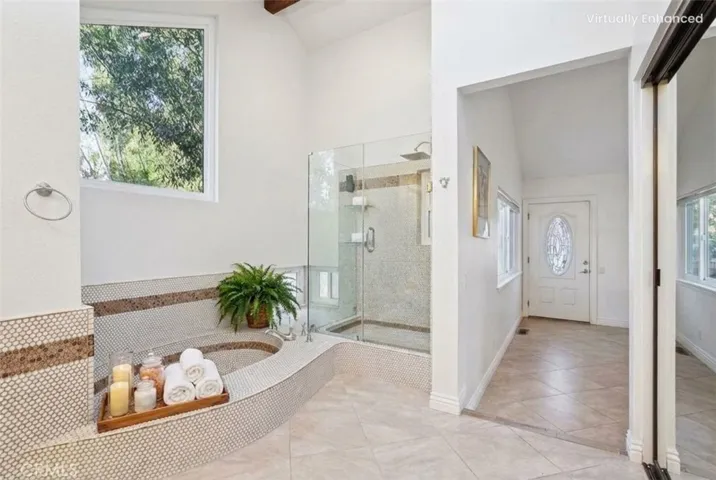 Virtually Enhanced to give an idea of what the rooms would look like with neutral colors and design.