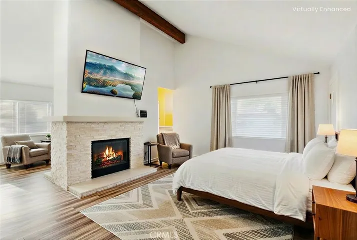 Virtually Enhanced to give an idea of what the rooms would look like with neutral colors and design.