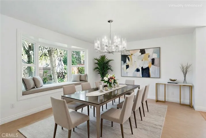Virtually Enhanced to give an idea of what the rooms would look like with neutral colors and design.