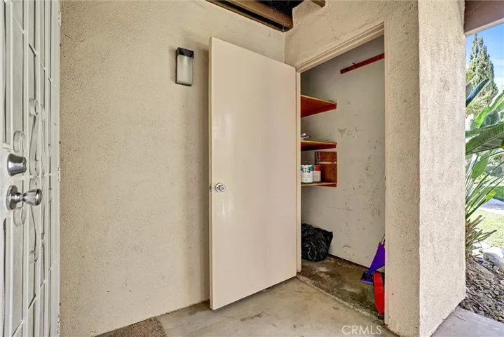 Exterior storage area