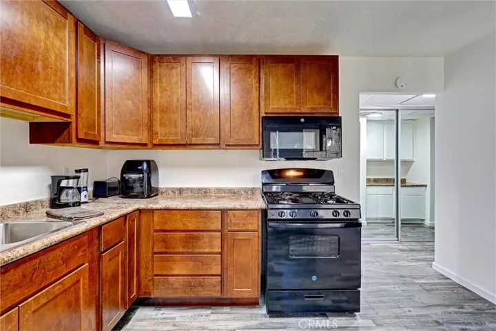 Newly renovated kitchen expanded view