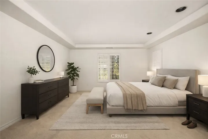 Virtually Staged room