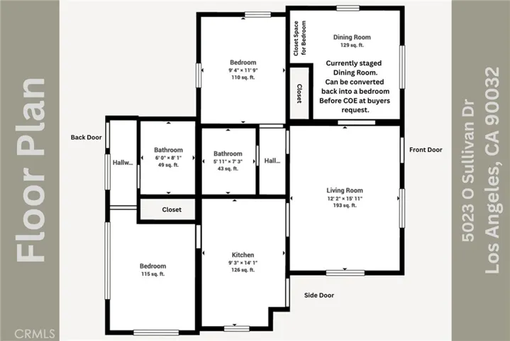 5013 O Sullivan, Los Angeles, California 90032