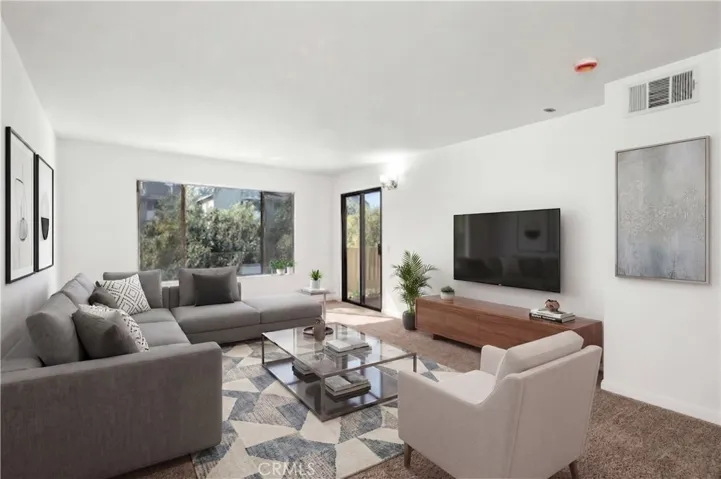 Virtually Staged living room