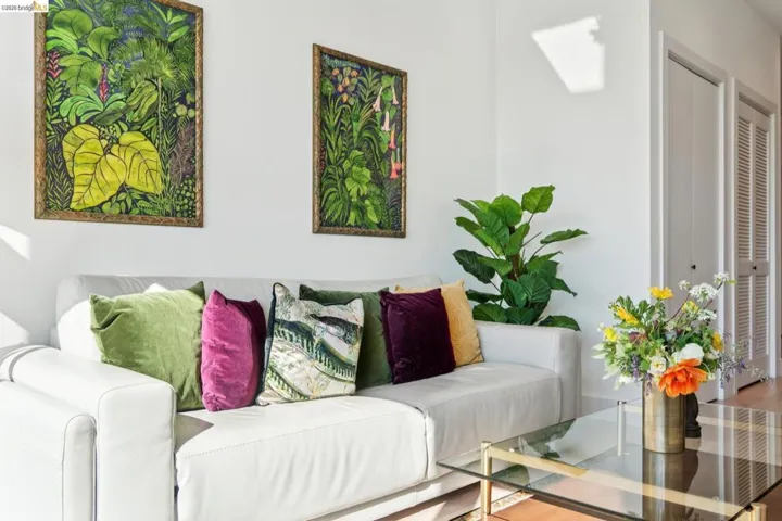 Living area featuring wood finished floors